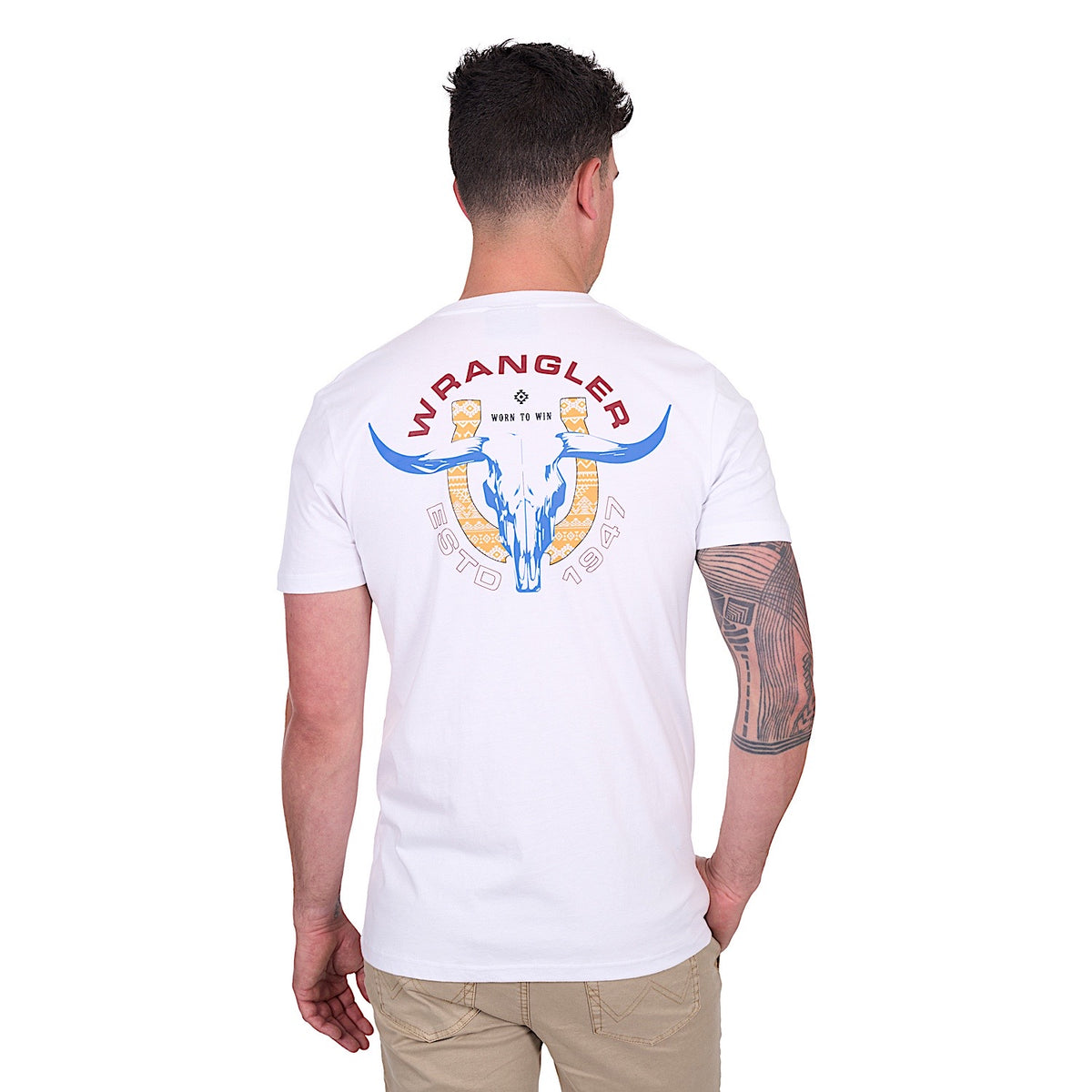 Wrangler Men’s Henry Tee - White