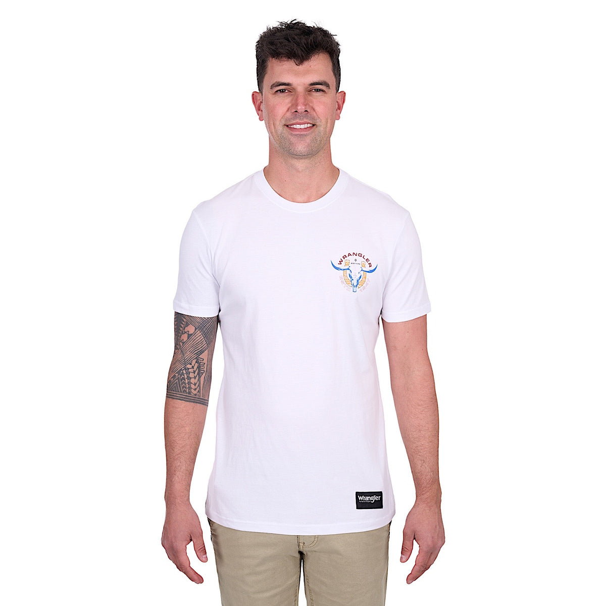 Wrangler Men’s Henry Tee - White