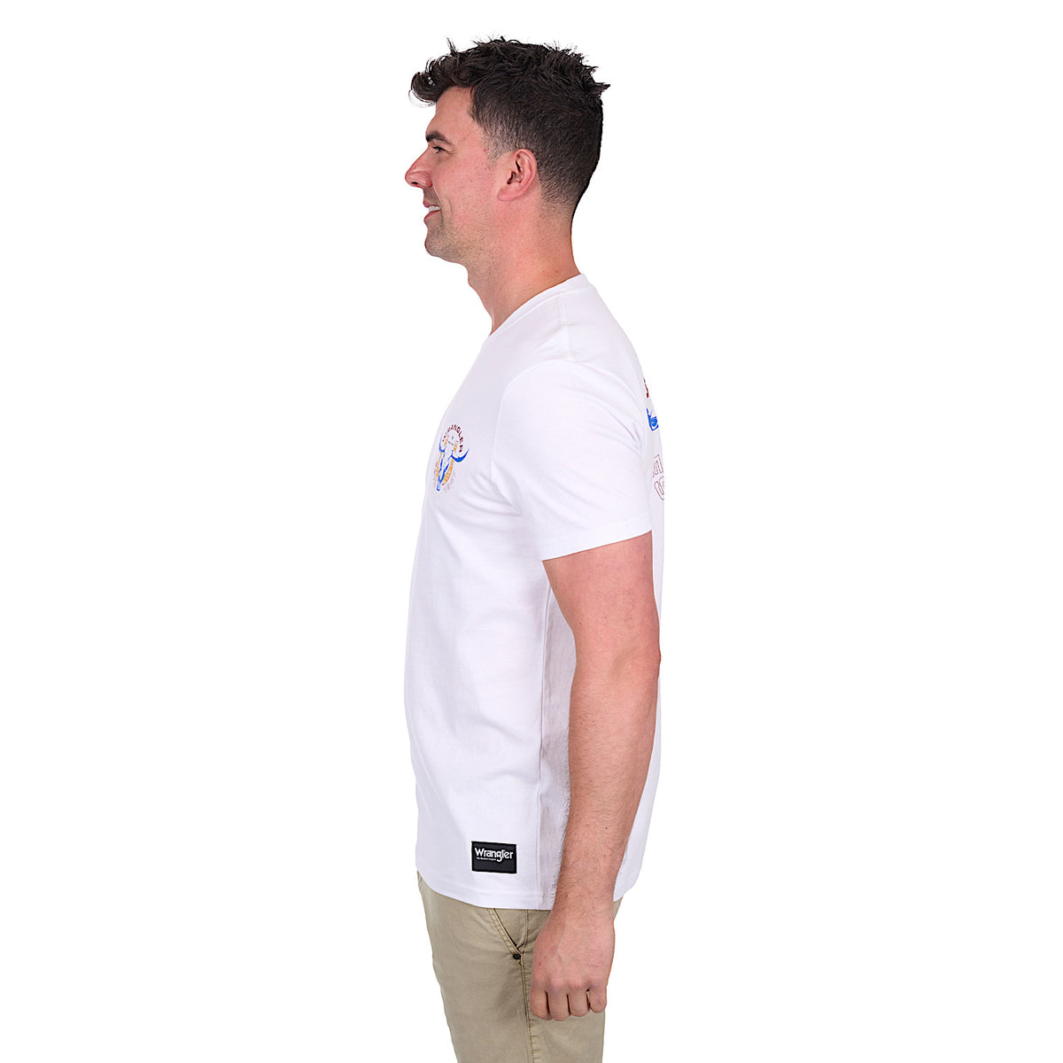 Wrangler Men’s Henry Tee - White