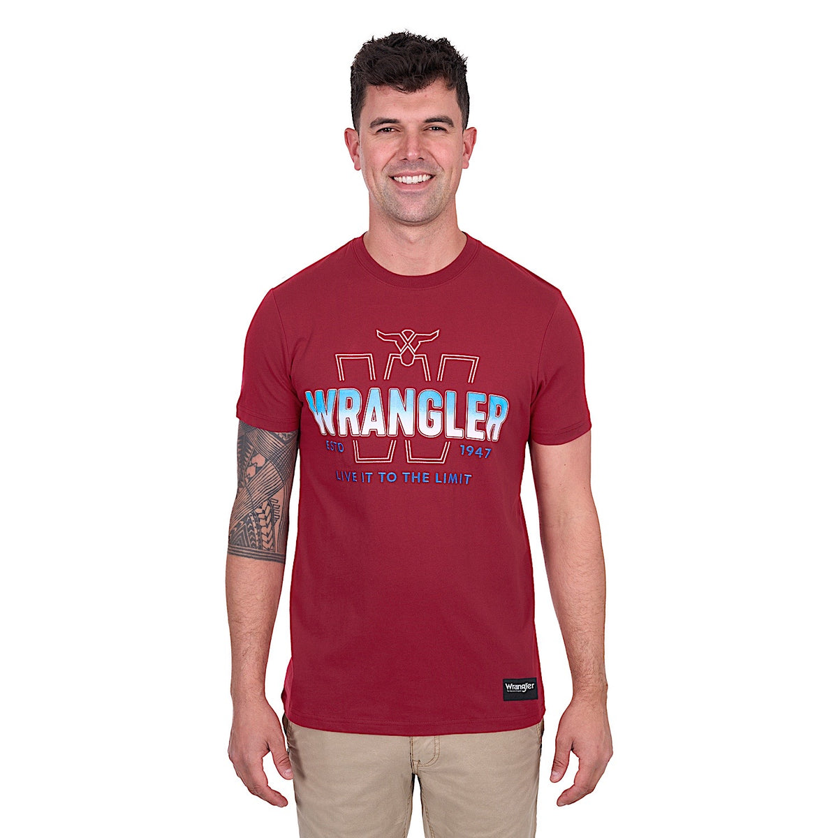 Wrangler Men’s Wesley Tee - Red