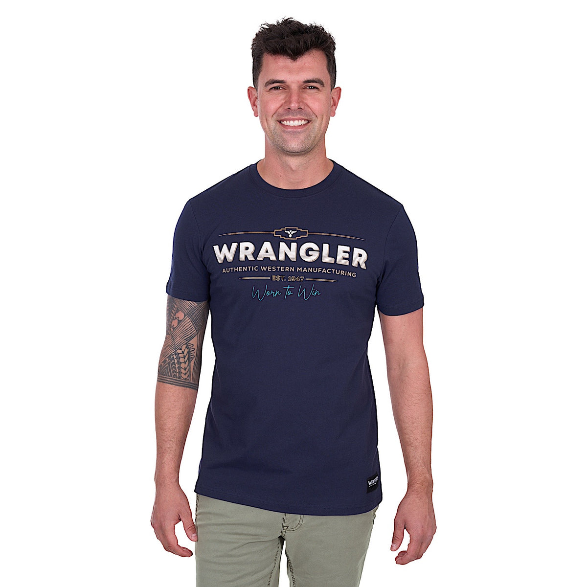 Wrangler Men’s Albert Tee - Navy