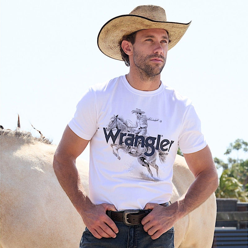 Wrangler Men’s Lance Tee - White