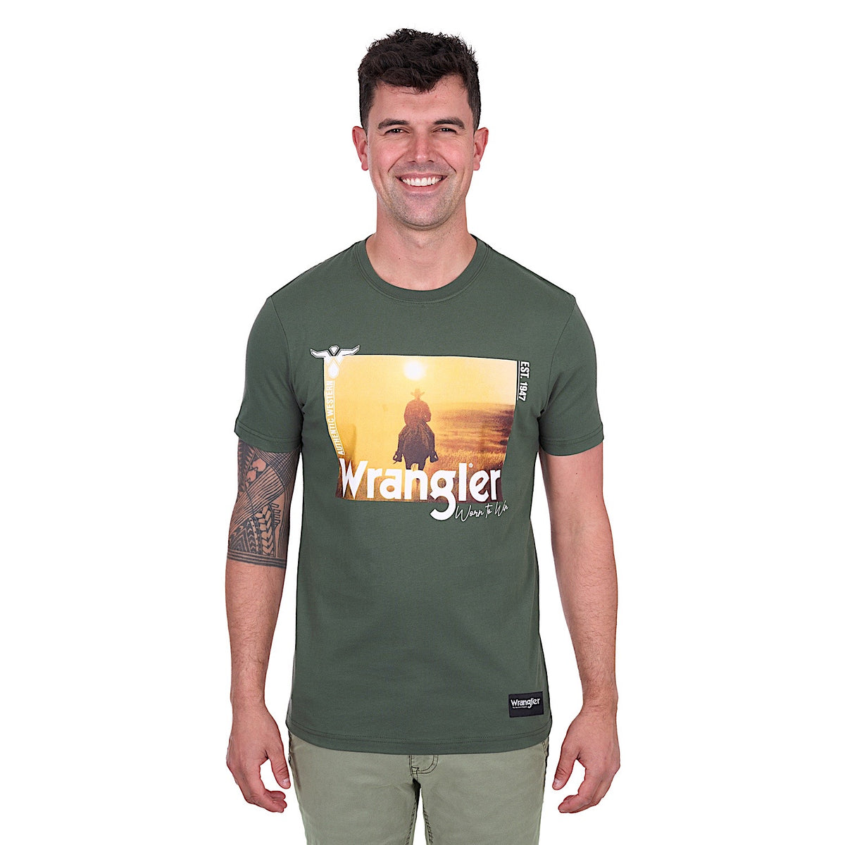 Wrangler Men’s Andre Tee - Cypress