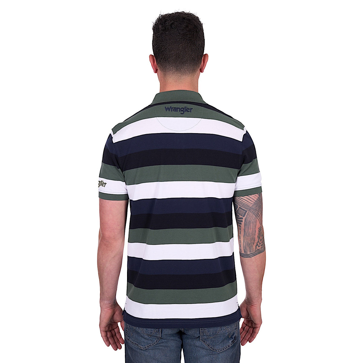 Wrangler Men’s Alan Polo - Navy/Cypress