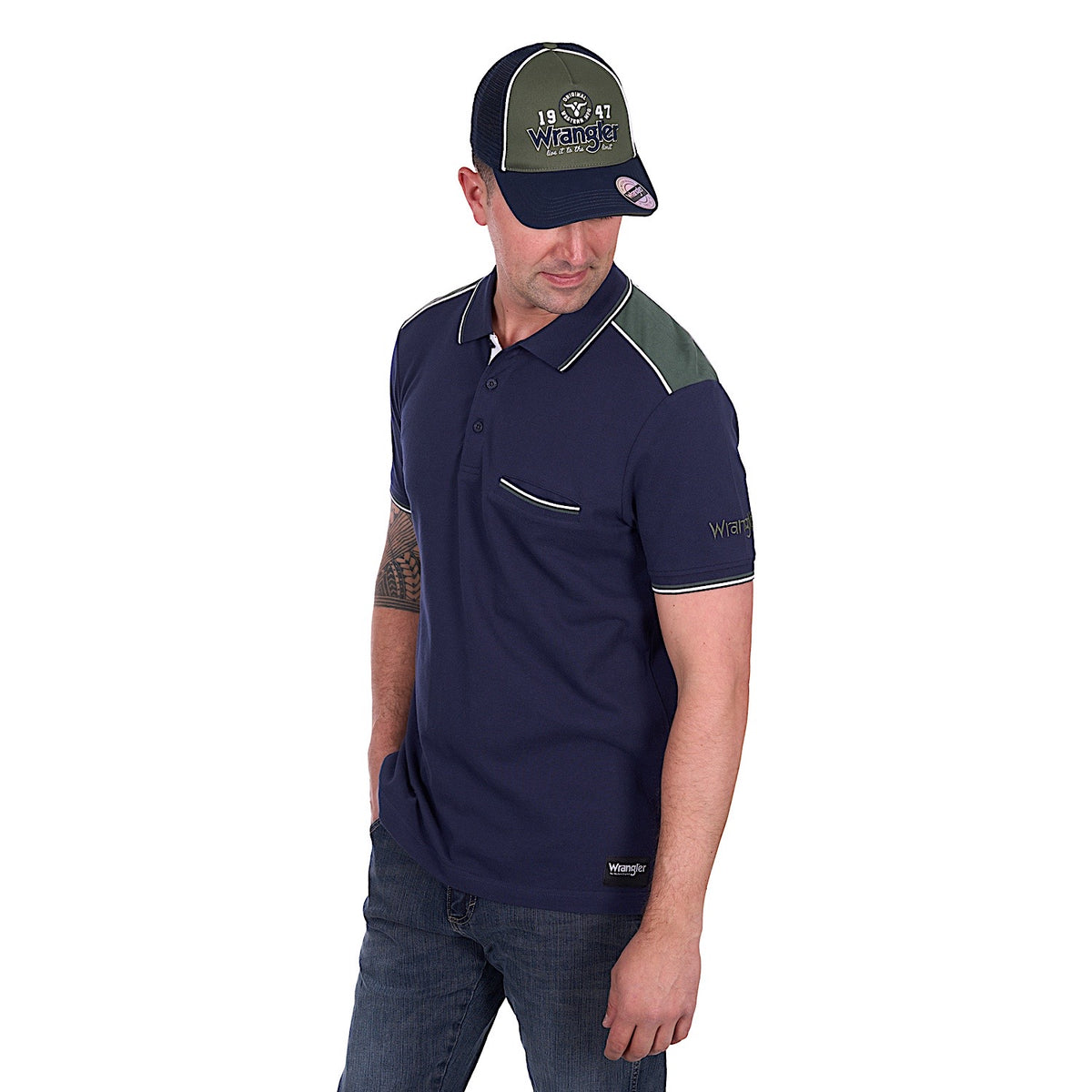 Wrangler Men’s Jarrod Polo - Navy