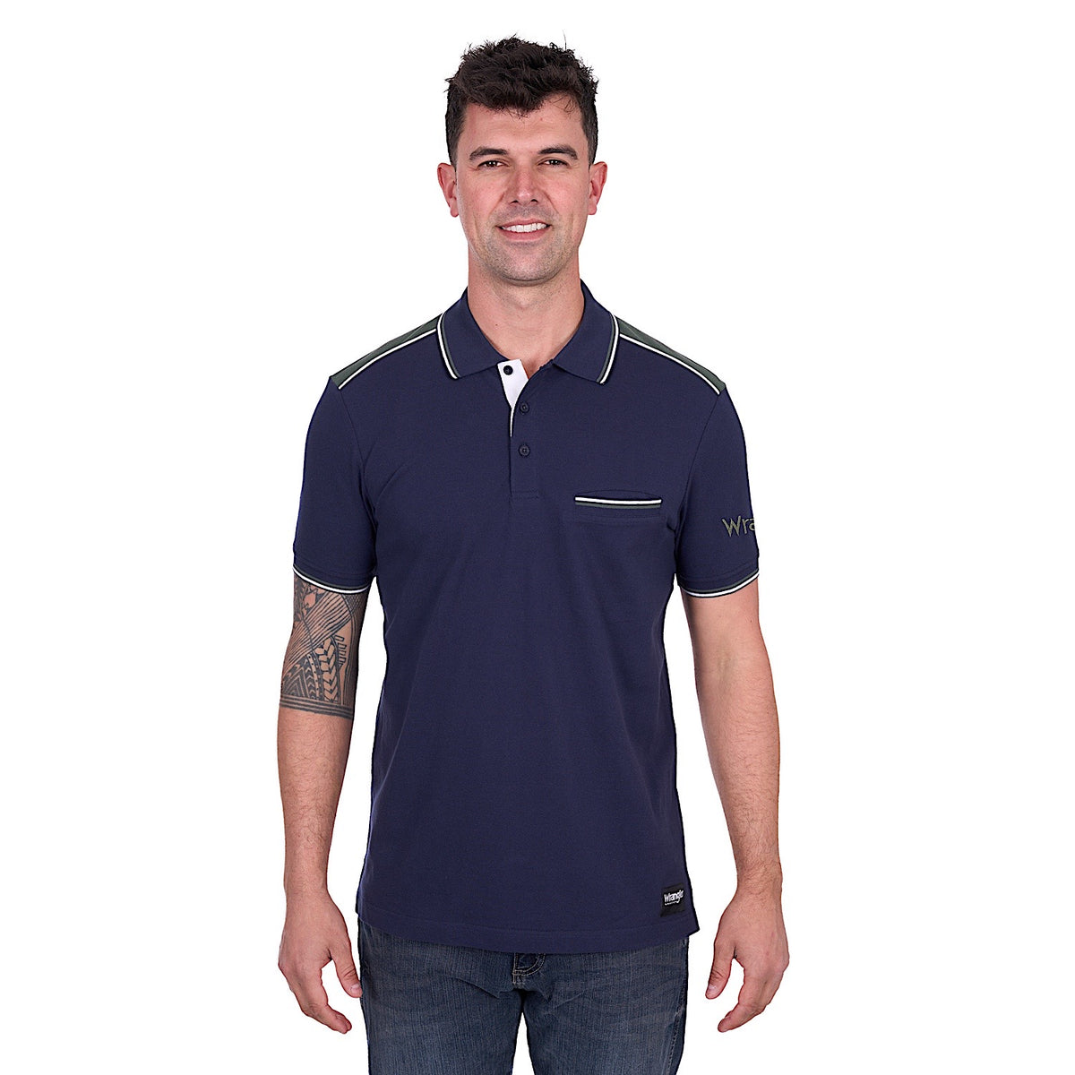 Wrangler Men’s Jarrod Polo - Navy