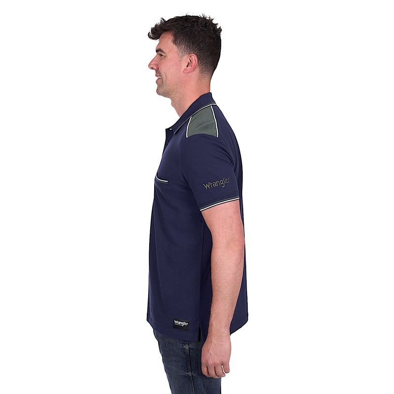 Wrangler Men’s Jarrod Polo - Navy