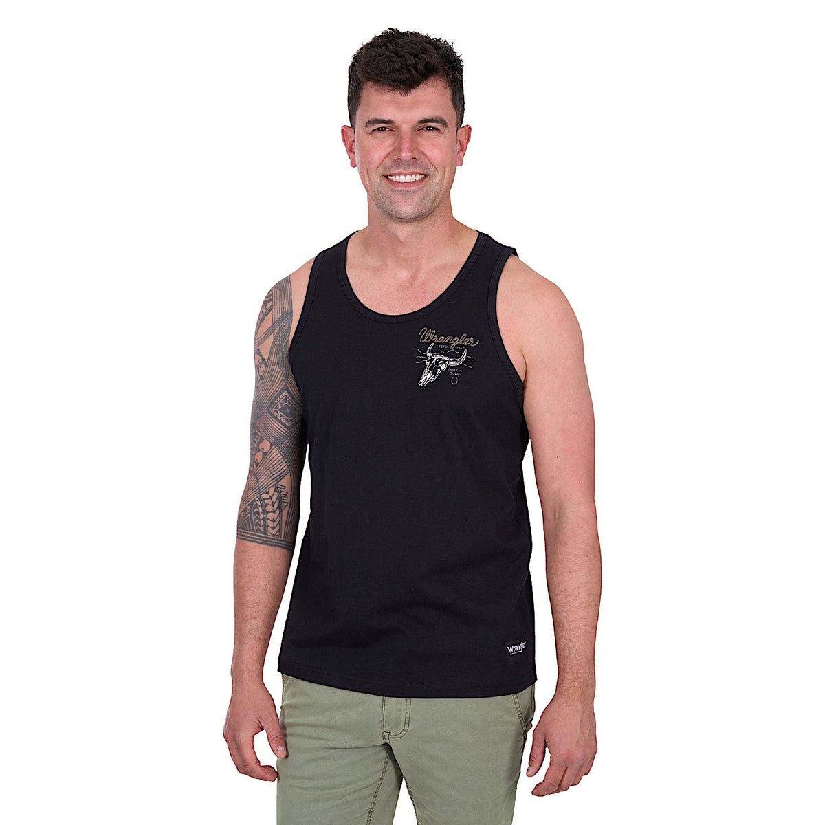 Wrangler Men’s Damon Singlet - Black