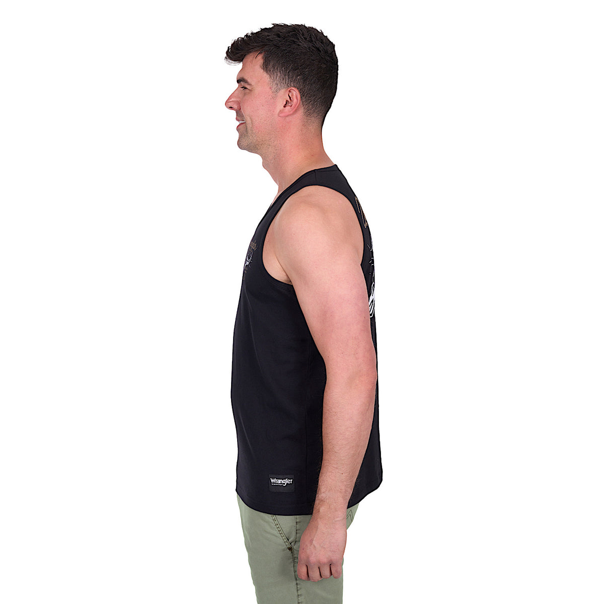 Wrangler Men’s Damon Singlet - Black
