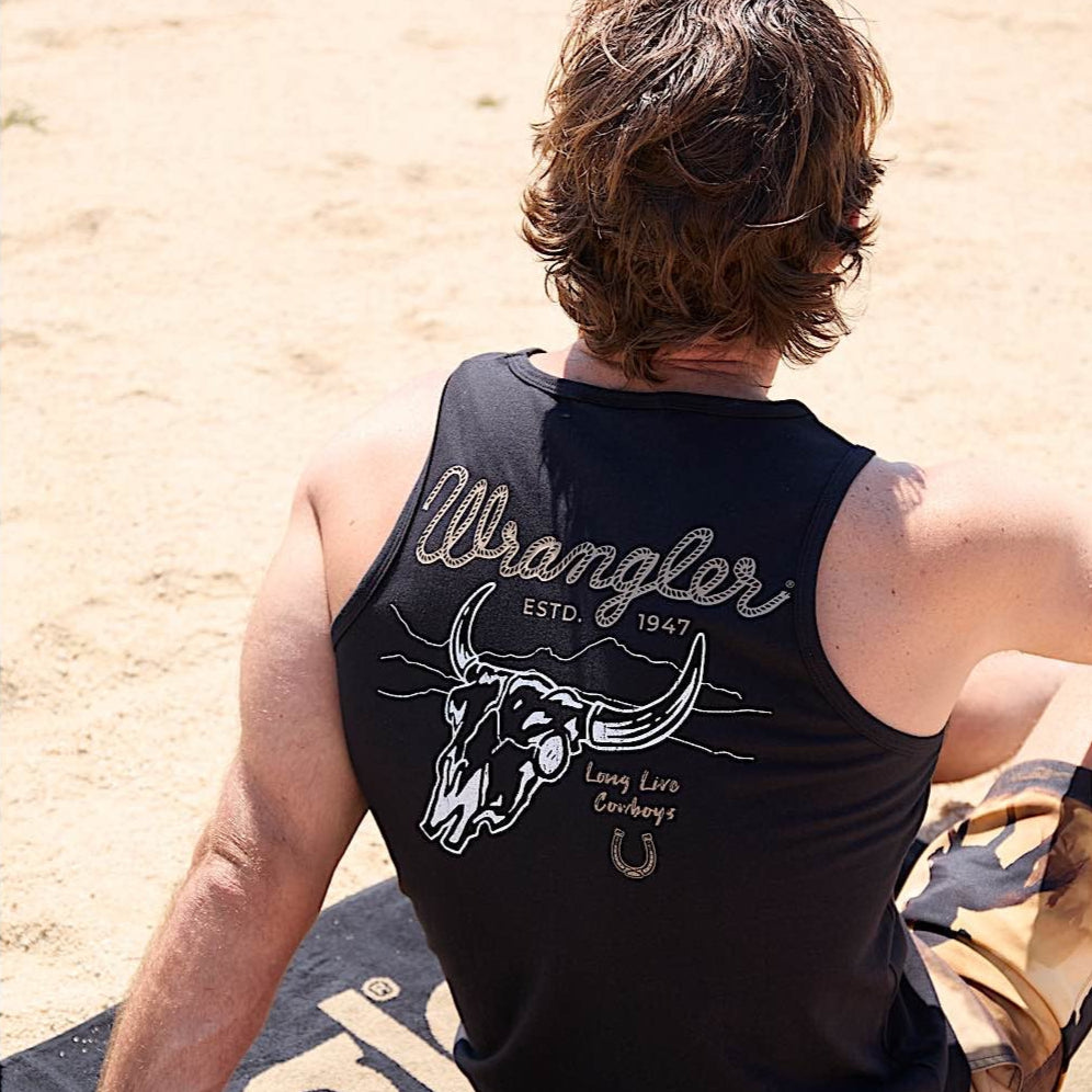 Wrangler Men’s Damon Singlet - Black