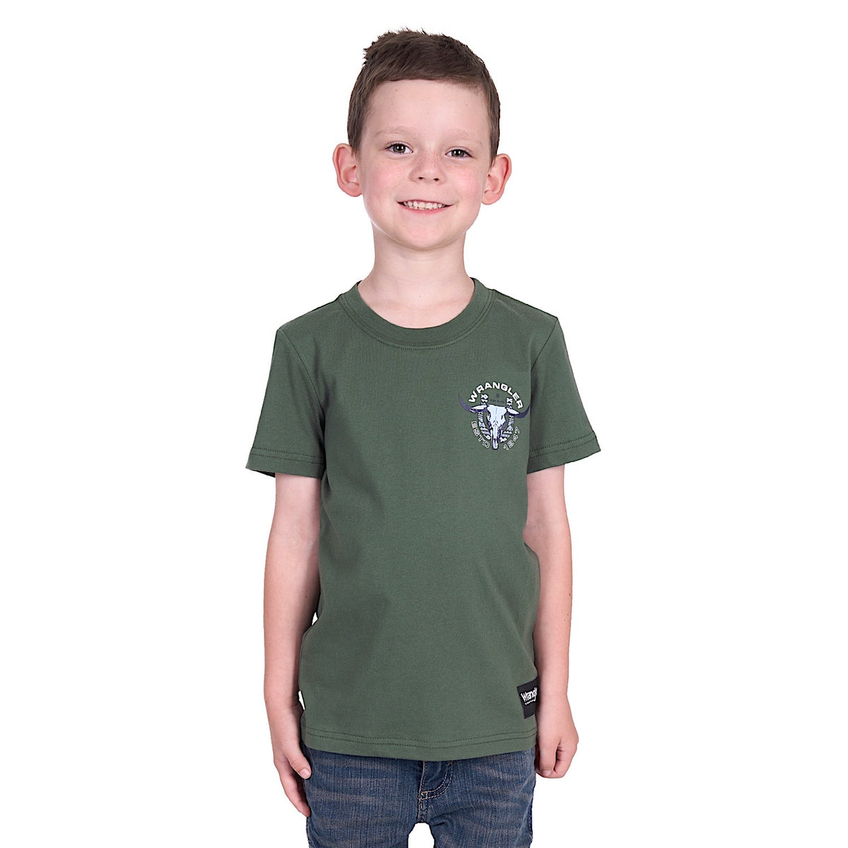 Wrangler Boy’s Henry Tee - Cypress
