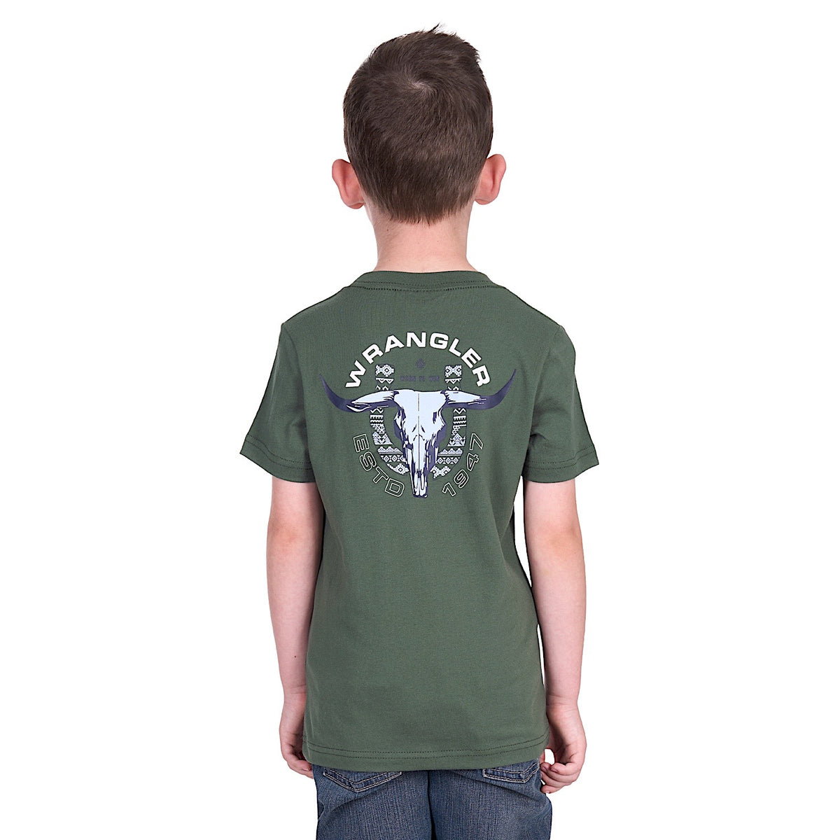 Wrangler Boy’s Henry Tee - Cypress