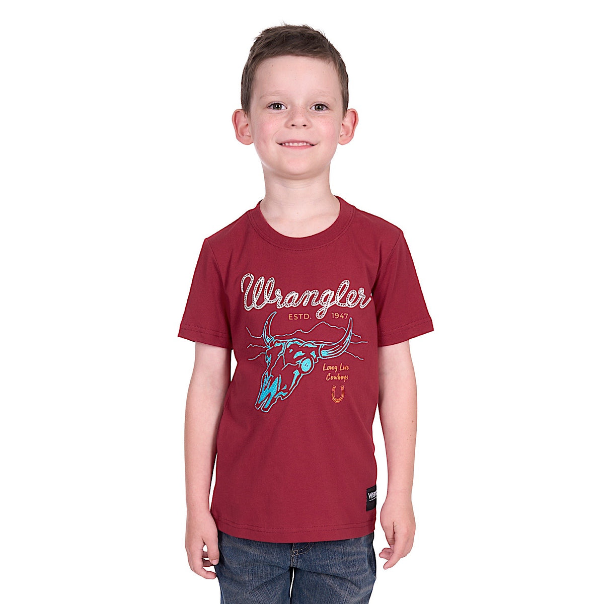 Wrangler Boy’s Darren Tee - Red