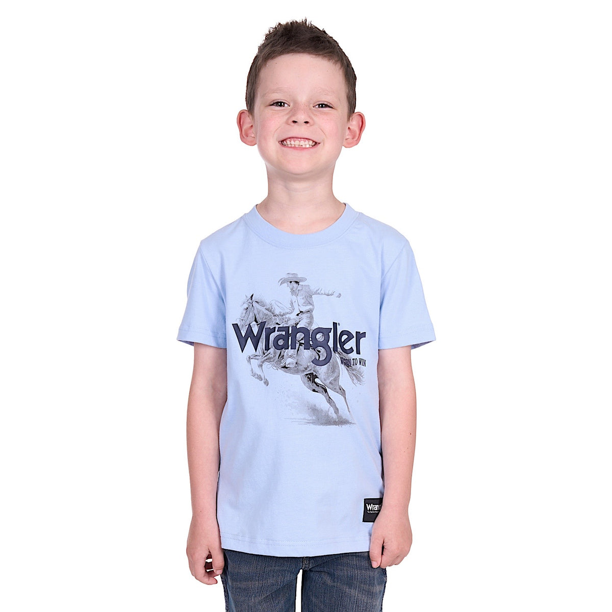 Wrangler Boy’s Lance Tee - Light Blue