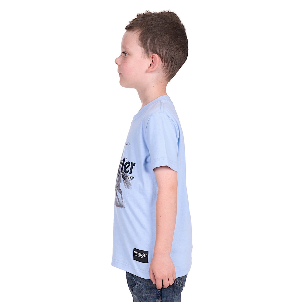 Wrangler Boy’s Lance Tee - Light Blue
