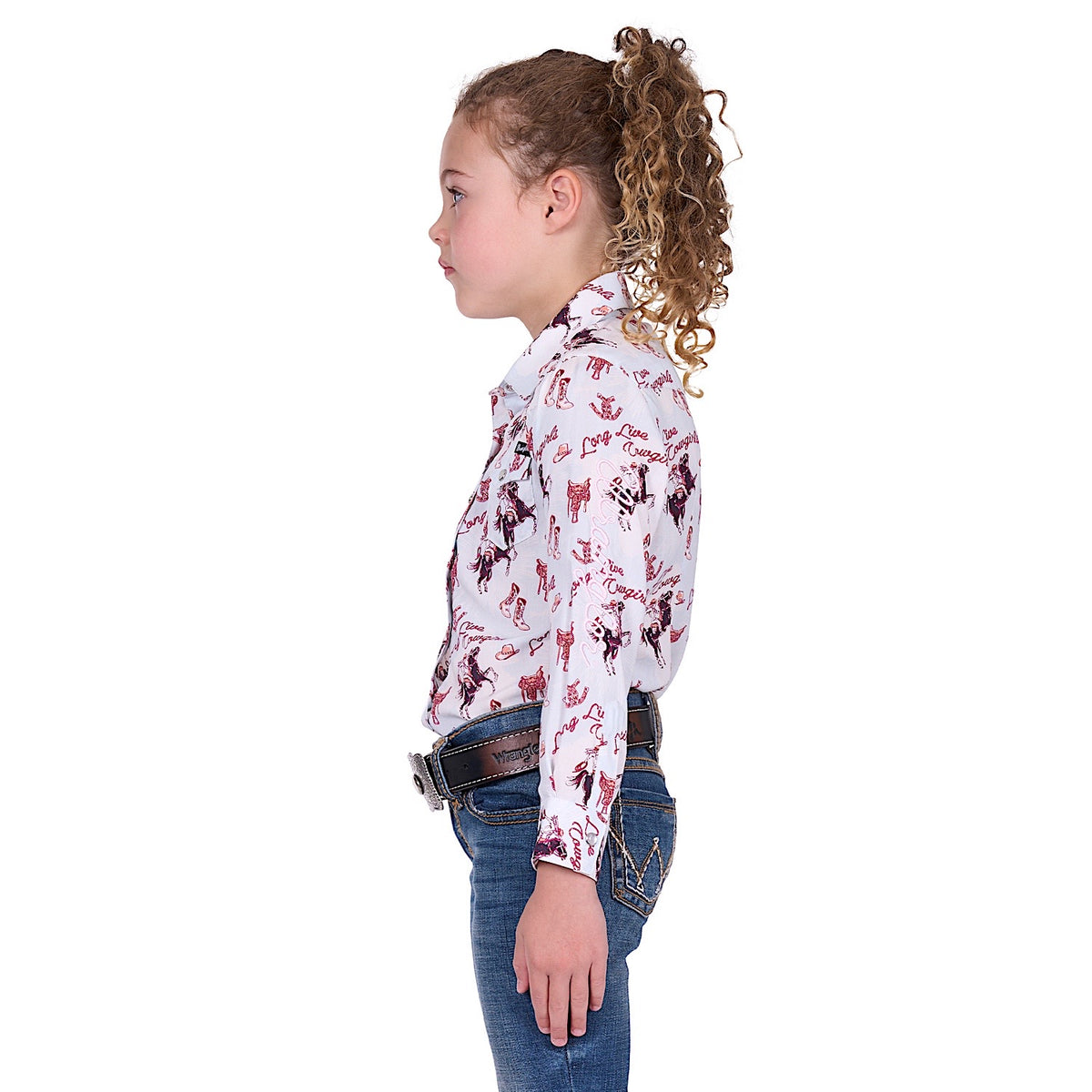 Wrangler Girl’s Doreen Shirt - Light Blue