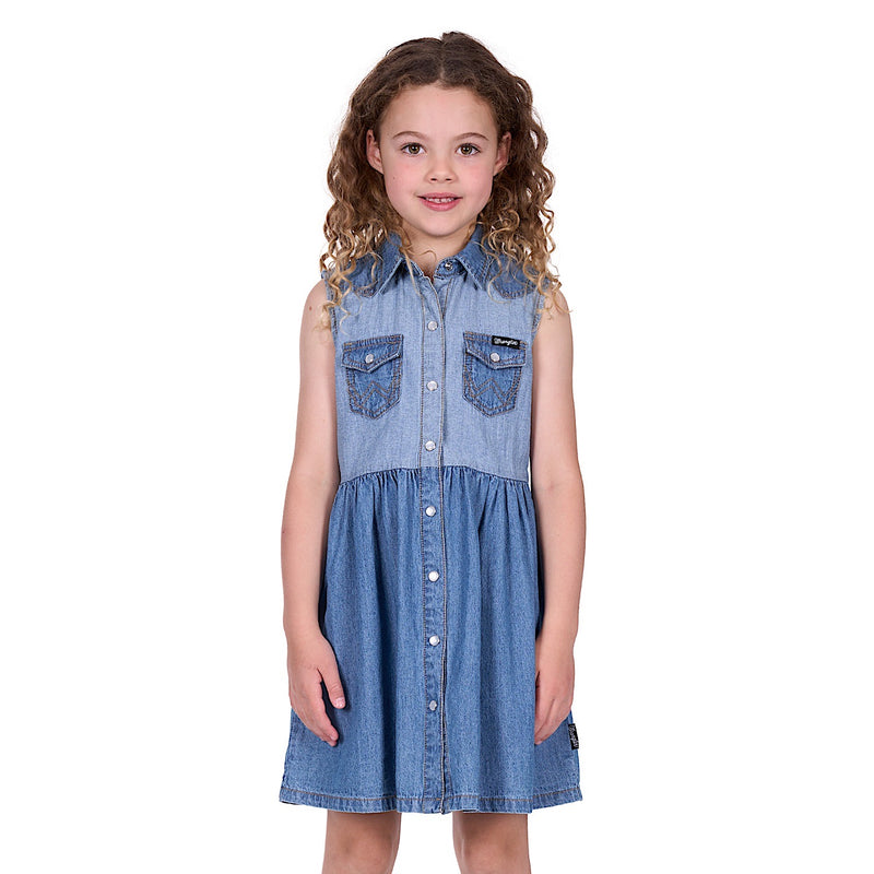 Wrangler Girl’s Joanna Dress - Navy
