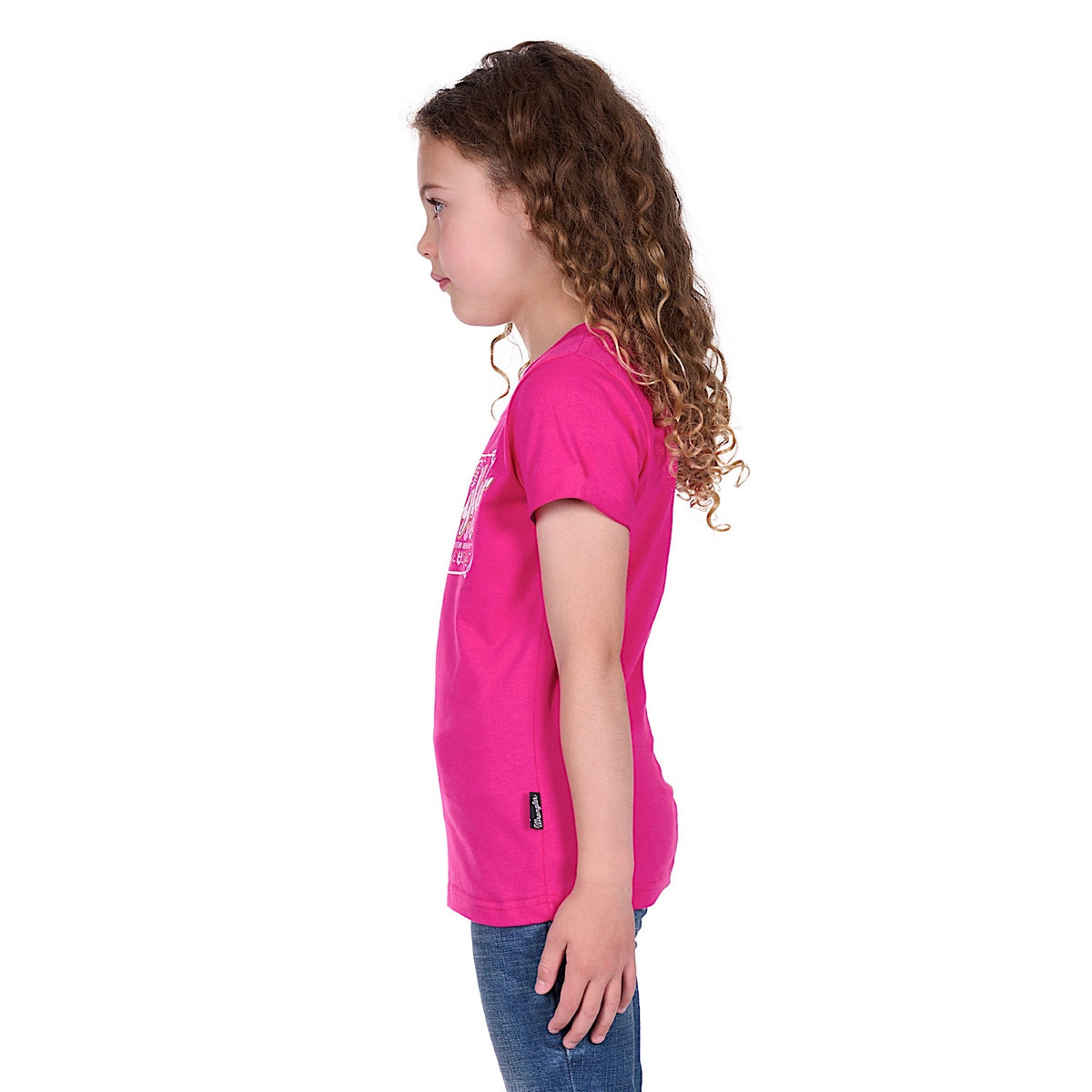 Wrangler Girl’s Delila Tee - Hot Pink