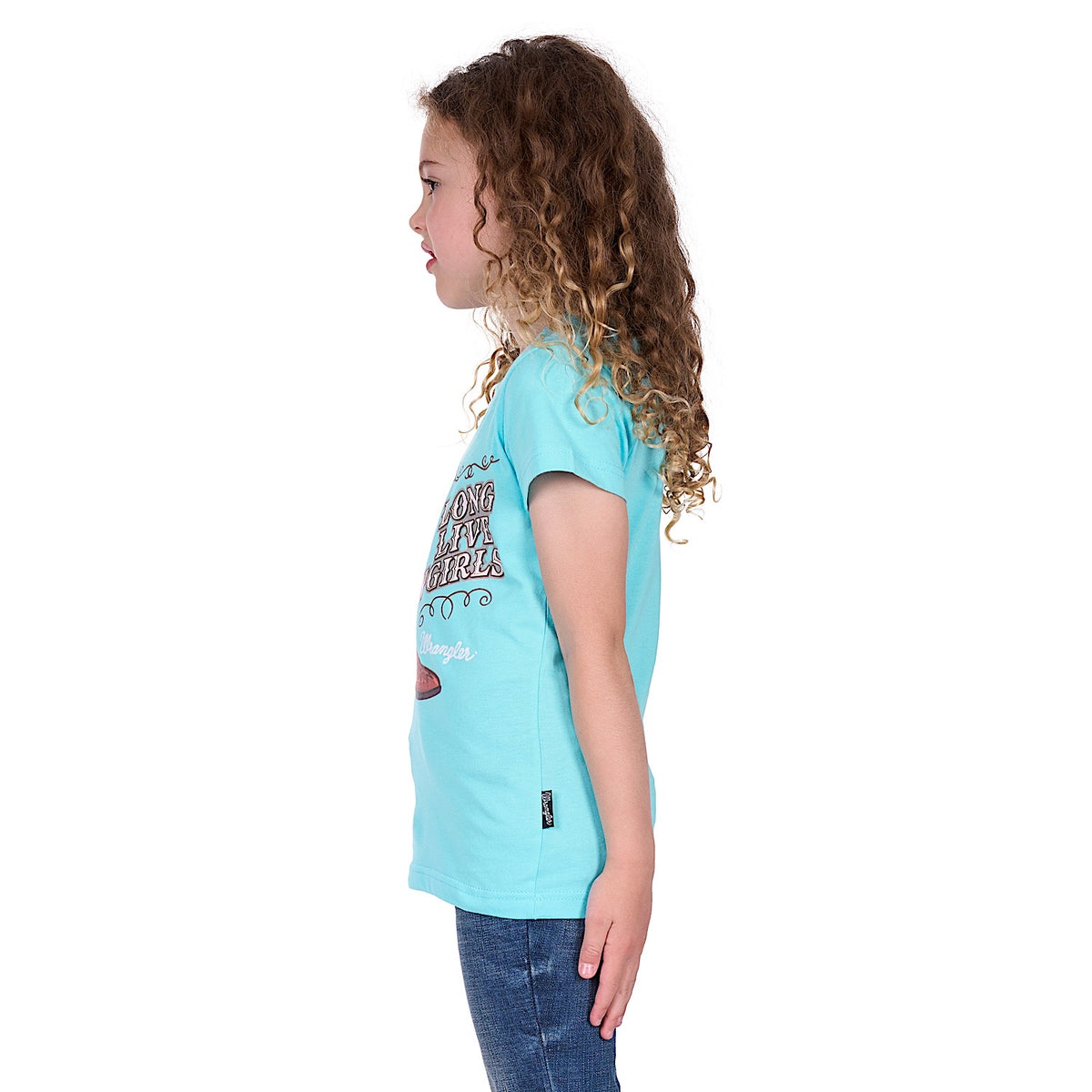 Wrangler Girl’s Kelly Tee - Aqua