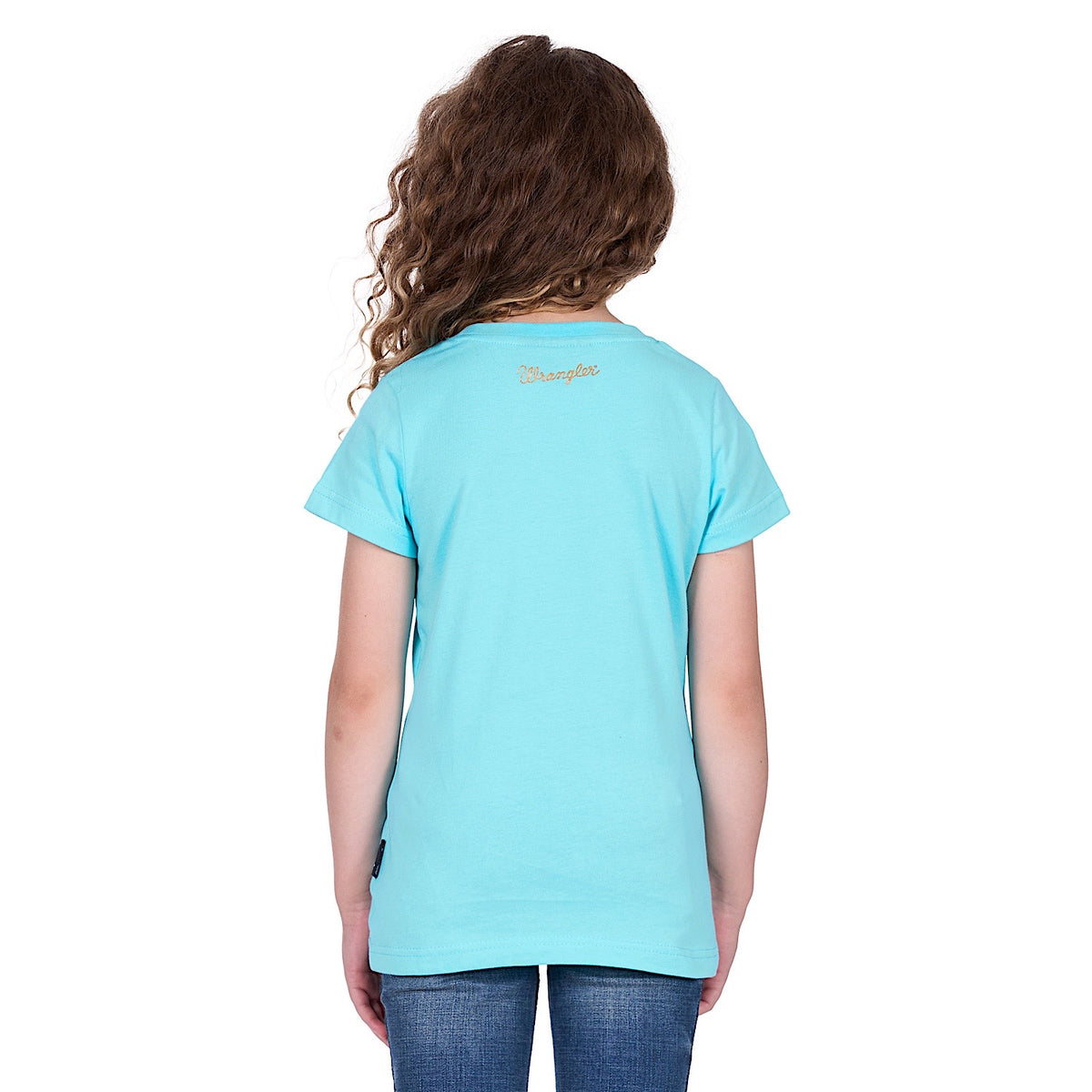 Wrangler Girl’s Kelly Tee - Aqua