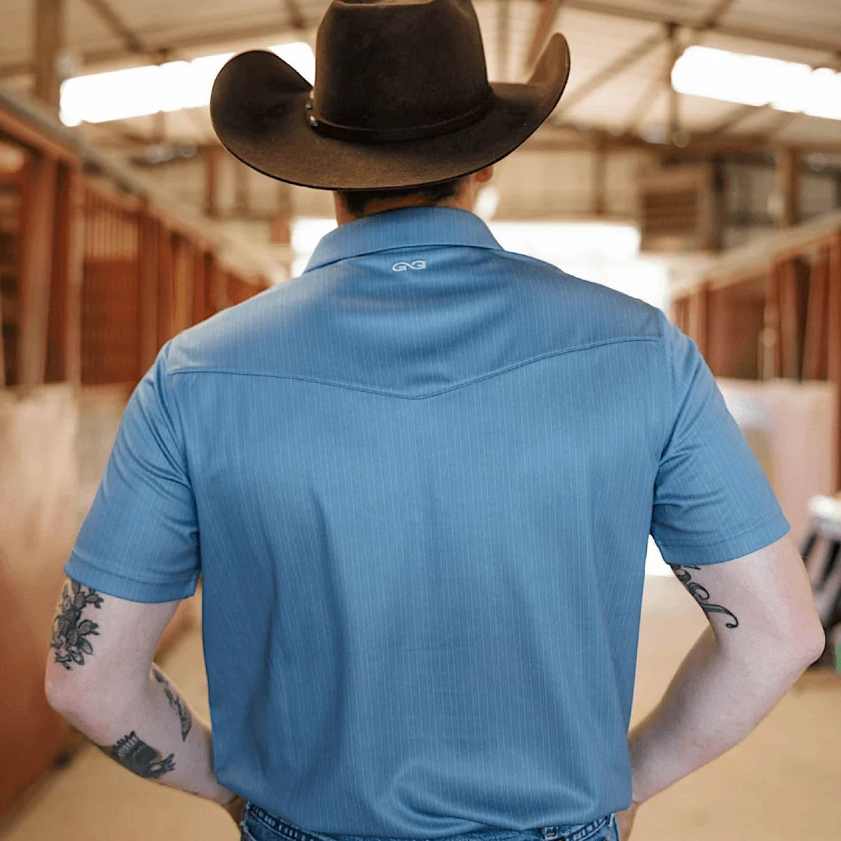 GameGuard Men's Palo Duro Polo - Off-Road Blue