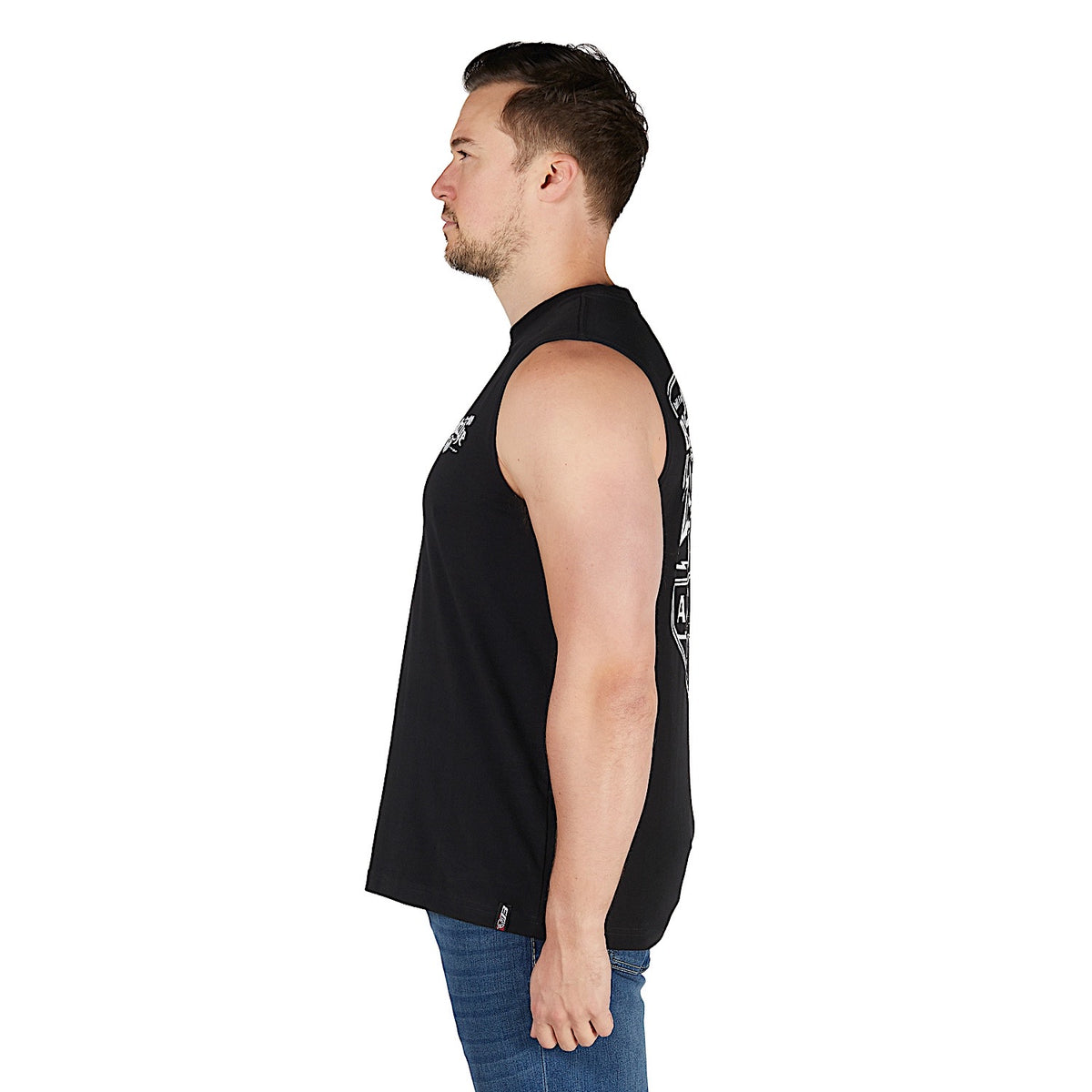 Bullzye Men's Brewin Dust Muscle Tank - Black