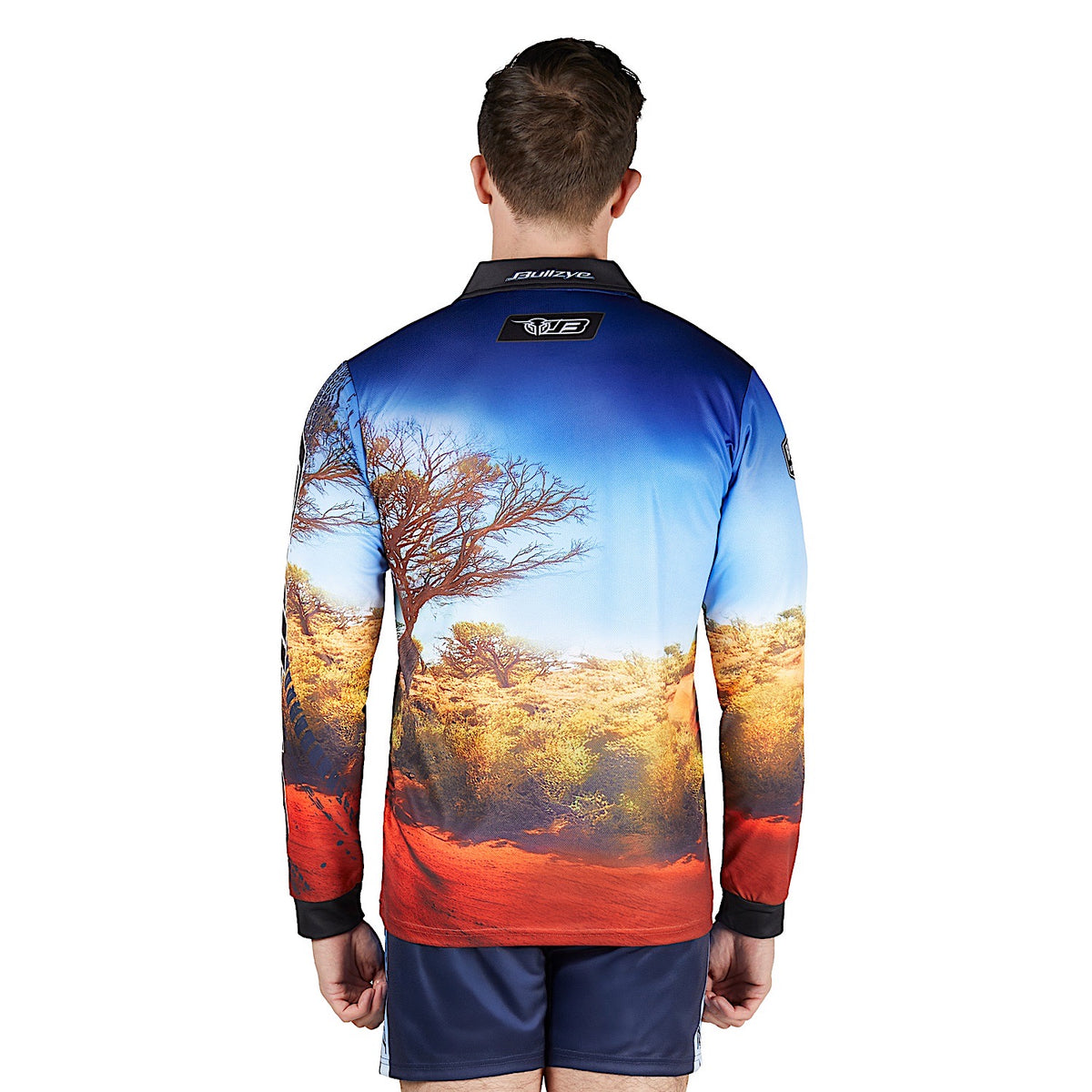 Bullzye Men's Road Train Long Sleeve Fishing Shirt - Multi
