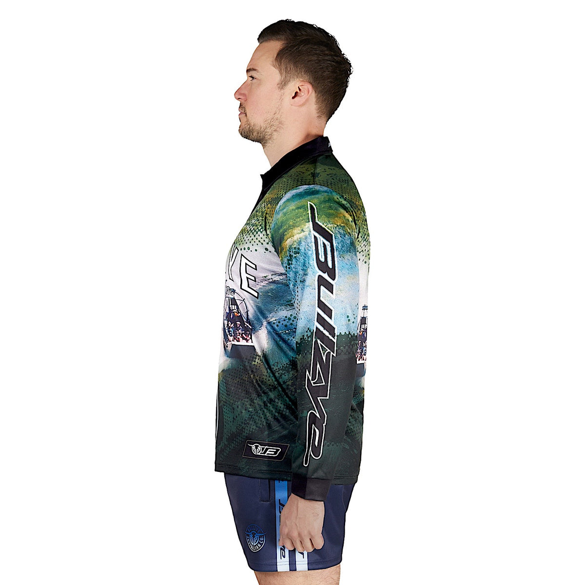 Bullzye Men's Rowdy Long Sleeve Fishing Shirt - Multi