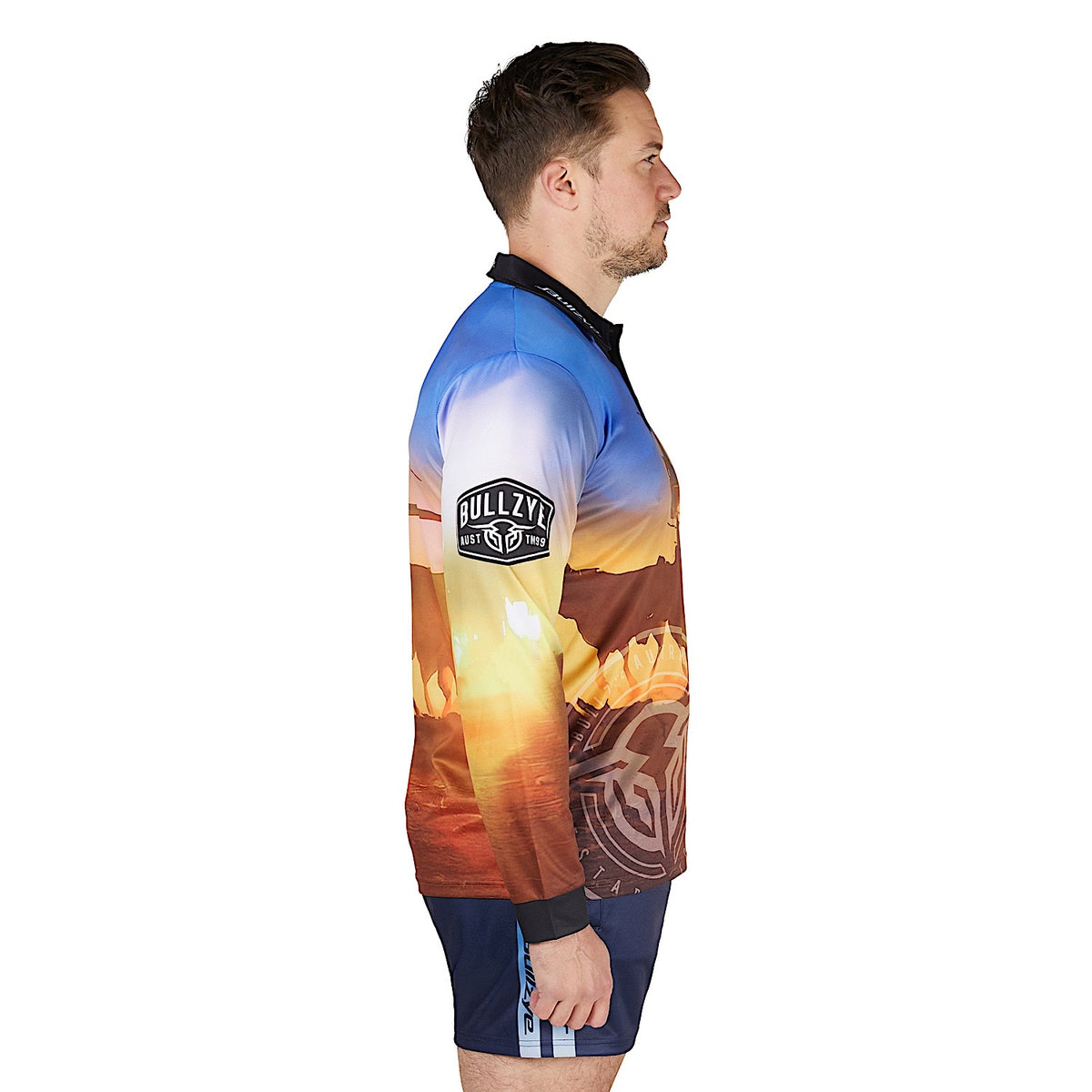 Bullzye Men's Outback Long Sleeve Fishing Shirt - Multi
