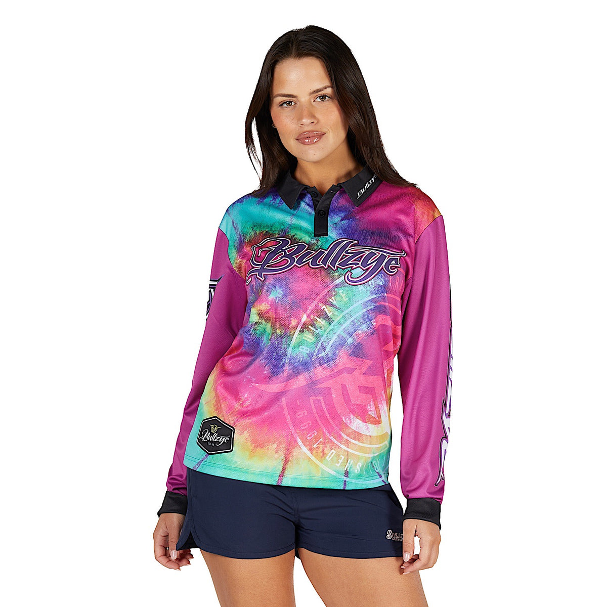 Bullzye Women's Narrative Long Sleeve Fishing Shirt - Multi