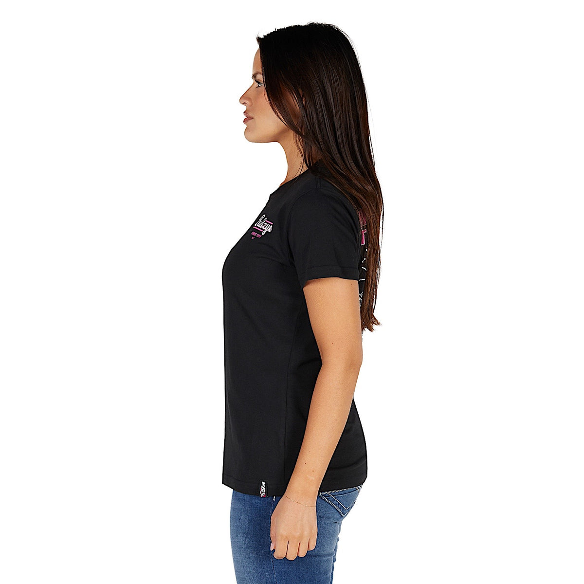 Bullzye Women's Muster T Shirt - Black