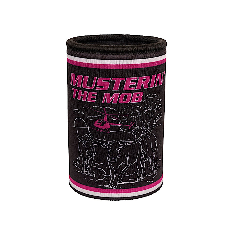 Bullzye Muster Stubby Holder - Black