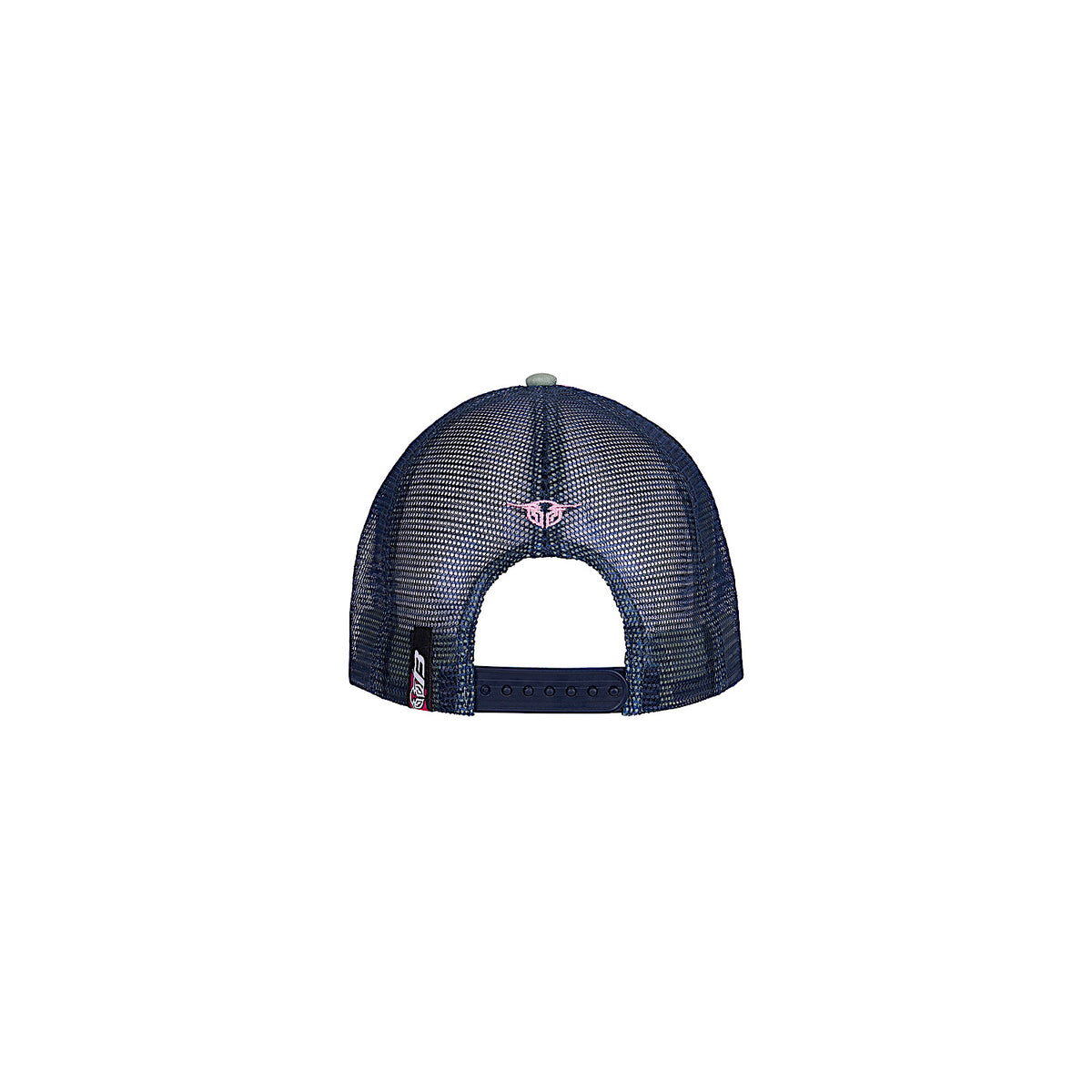 Bullzye Eleanor High Profile Trucker Cap - Moss/Pink