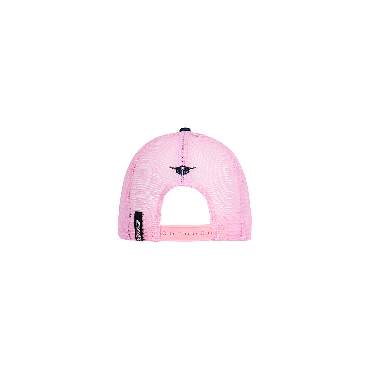 Bullzye Highway High Profile Trucker Cap - Navy/Pink