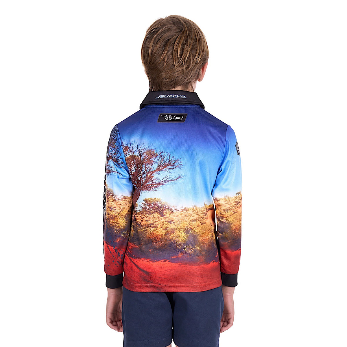 Bullzye Boy's Road Train Long Sleeve Fishing Shirt - Multi