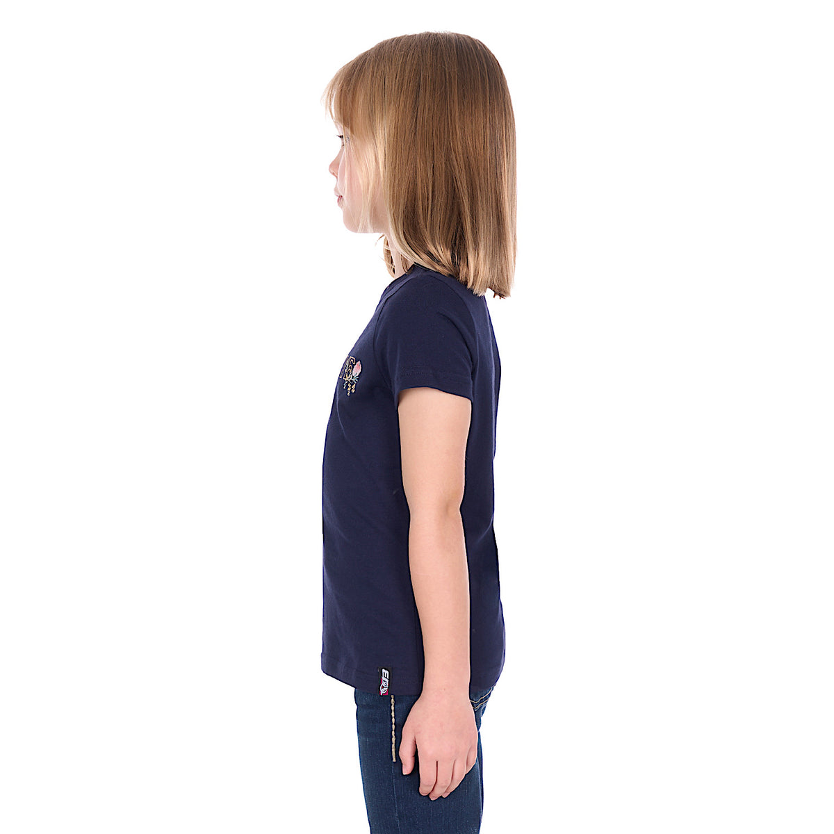 Bullzye Girl's Bindi T Shirt - Navy