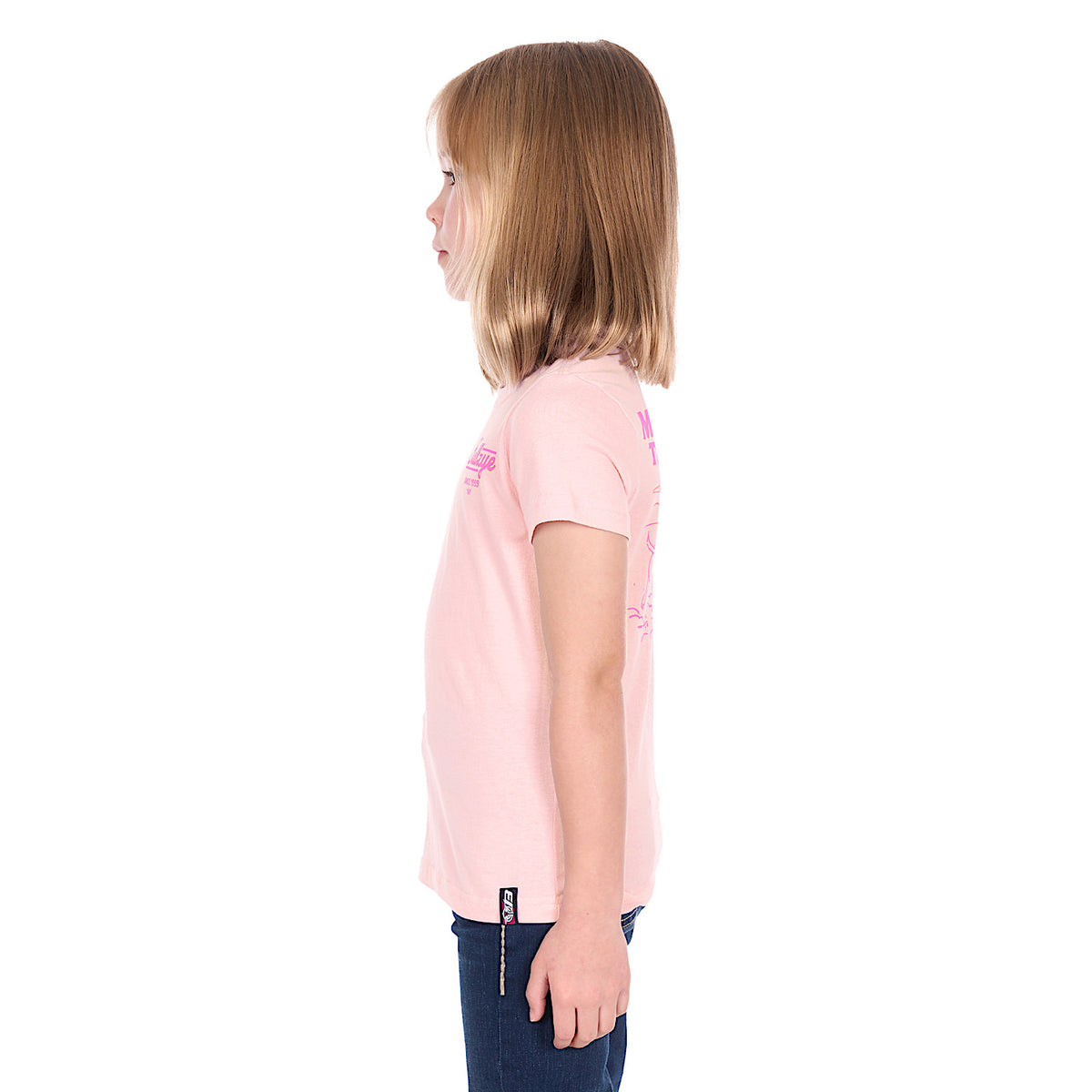 Bullzye Girl's Muster T Shirt - Blush