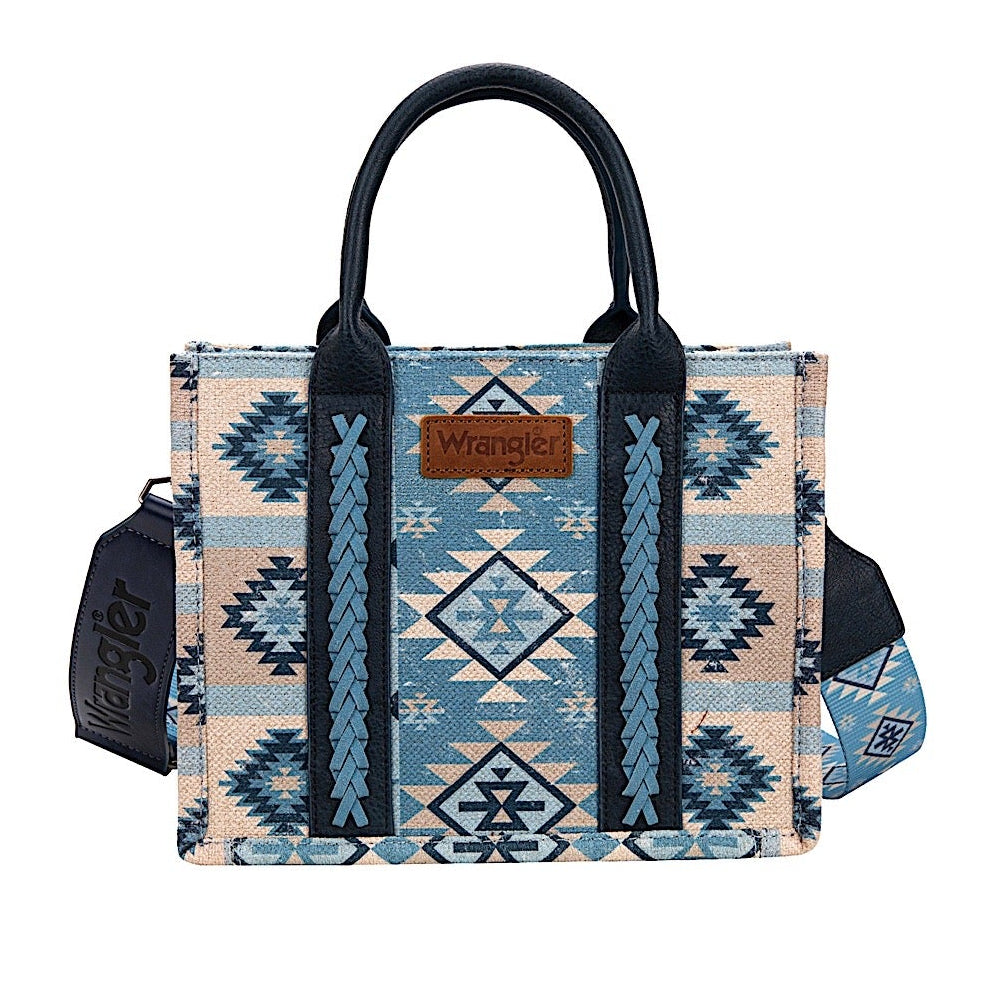 X5S2910BAG_Wrangler Macy Aztec Crossbody Bag - blue