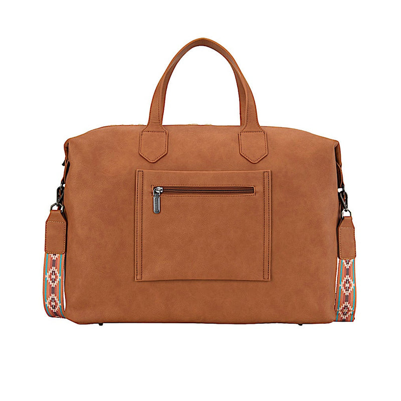 54943_X5S2942BAG_Wrangler Cilia Aztec Duffle Bag - Tan
