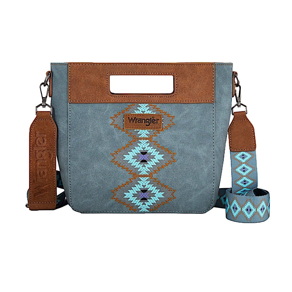 X5S2948BAG_Wrangler Inez Embroidery Bag - Blue