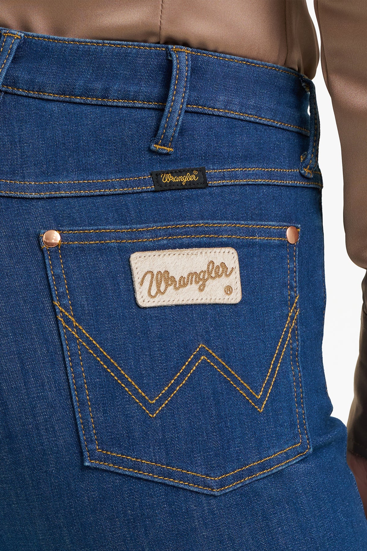 Wrangler X Lainey Wilson Women's Cheeky Wide Leg Jean - Blue