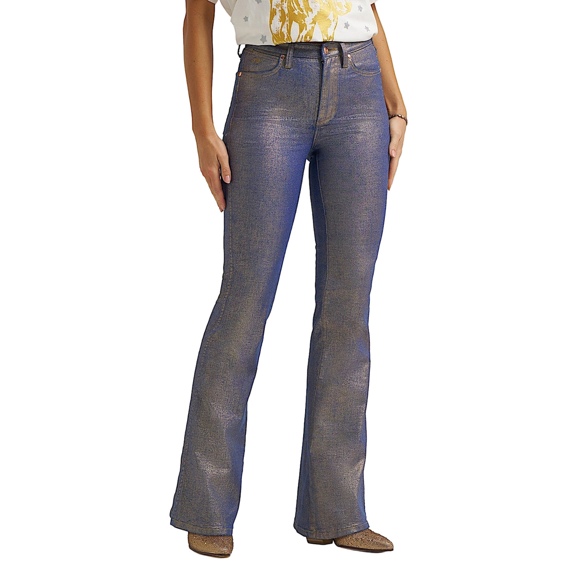 Wrangler X Lainey Wilson Women's Flare Jean - Glitter