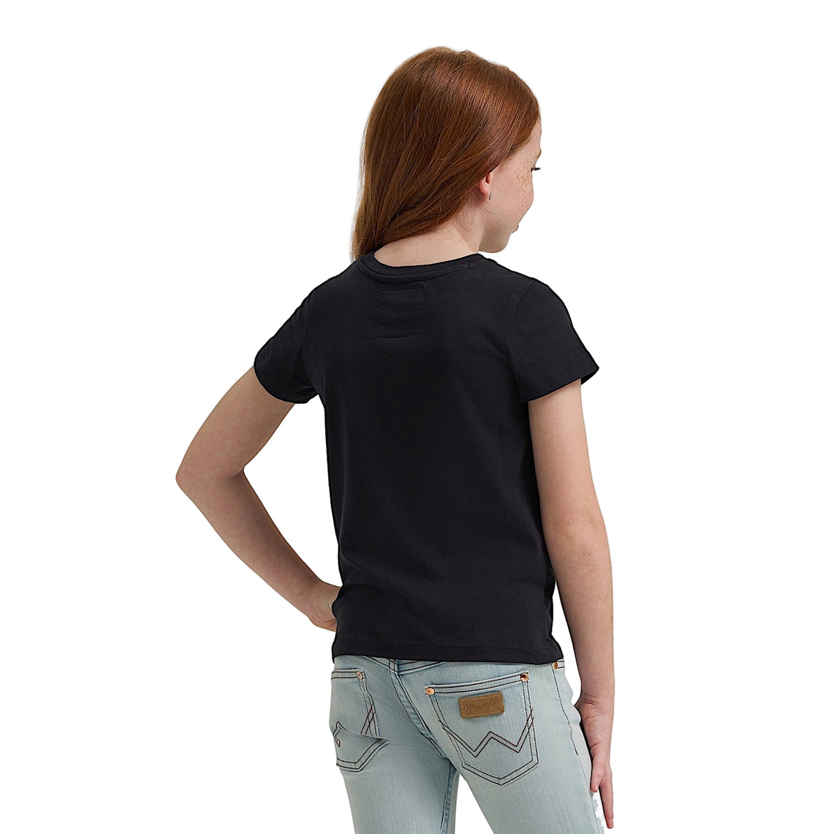 Wrangler X Lainey Wilson Girls Moon T Shirt - Black