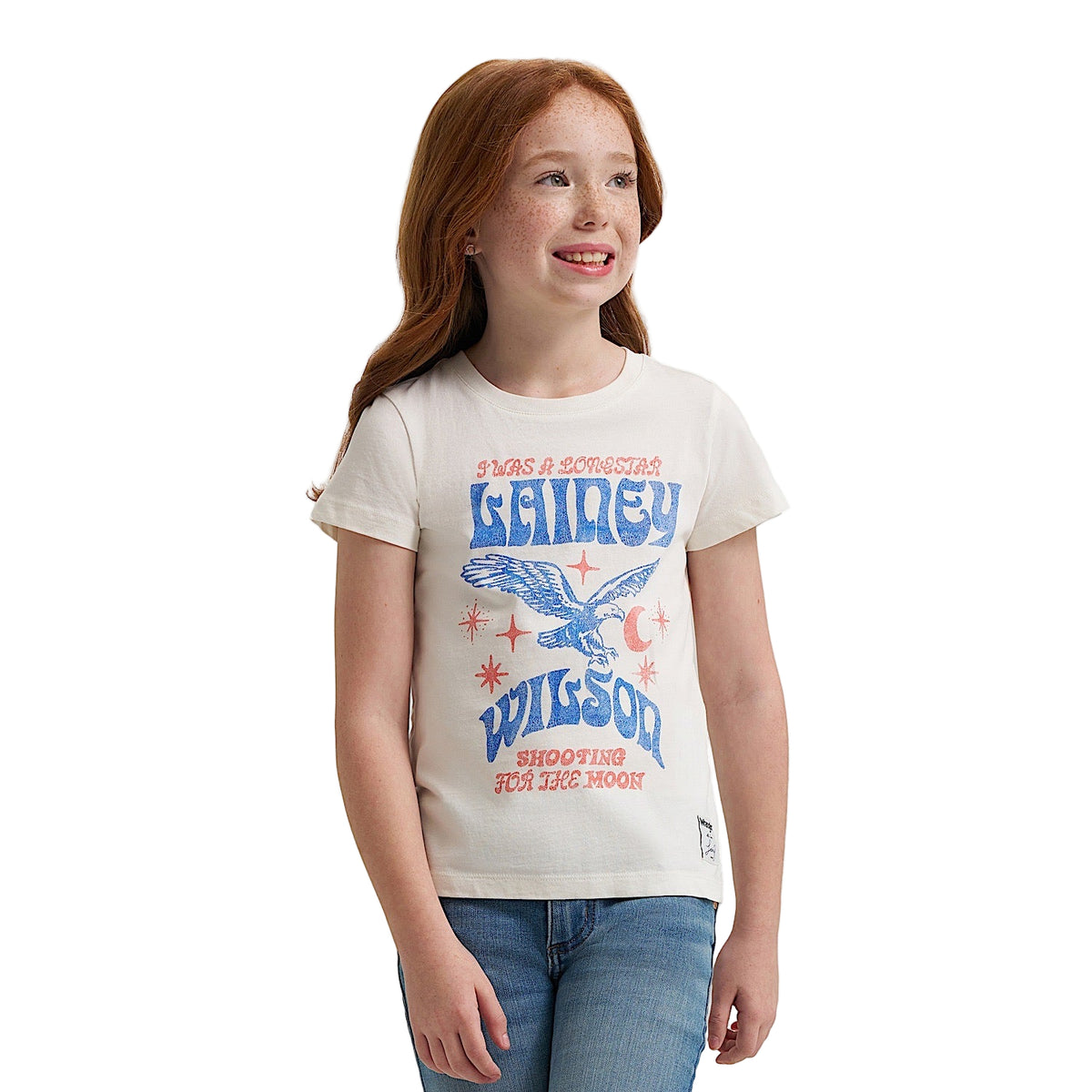 Wrangler X Lainey Wilson Girls Lonestar T Shirt - White