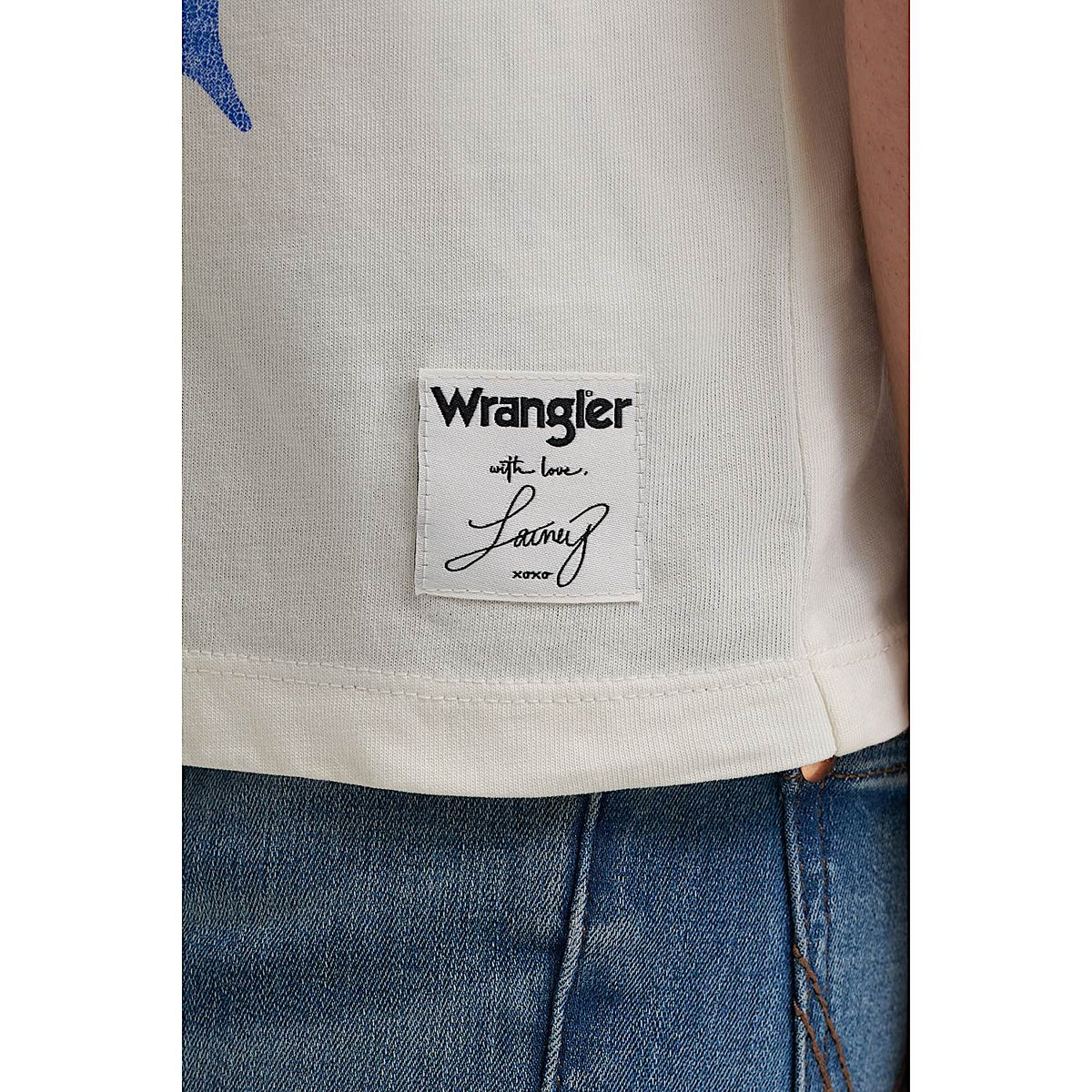 Wrangler X Lainey Wilson Girls Lonestar T Shirt - White