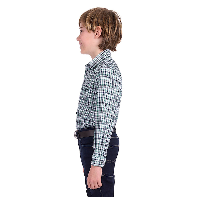 Thomas Cook Boy’s Edward Shirt - Navy / Green