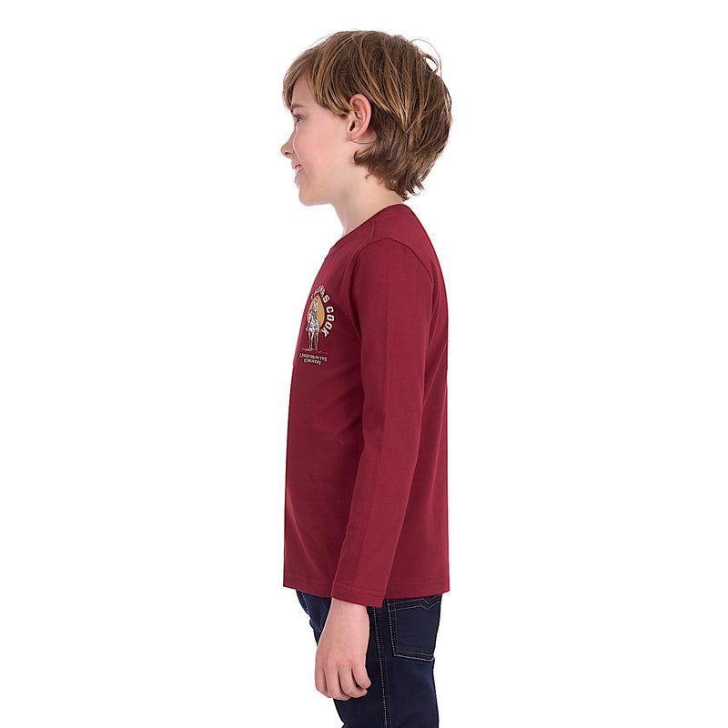 Thomas Cook Boy’s Sunset Long Sleeve Tee - Red