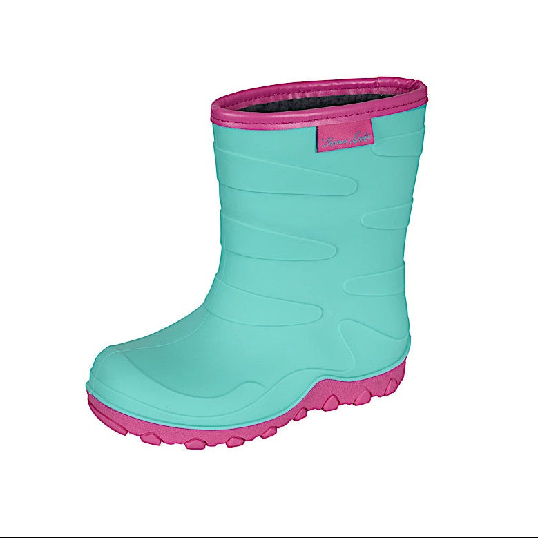 Thomas Cook Infant’s Norfolk Gumboot - Turquoise / Fuschia