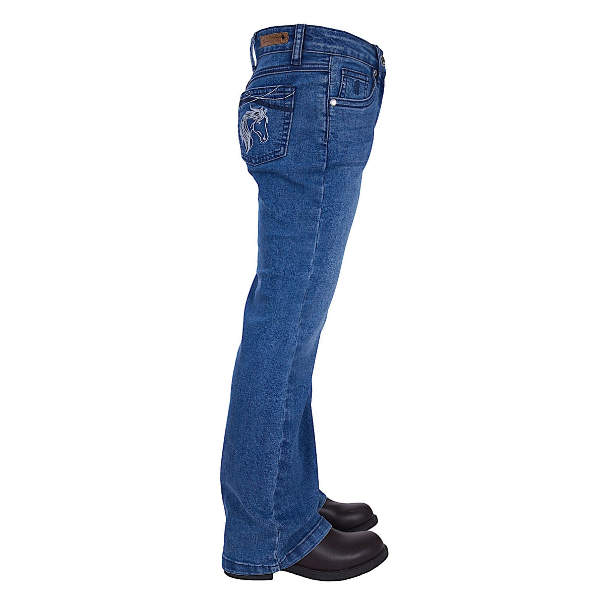 Thomas Cook Girl’s Heather Boot Cut Jean - Light Wash