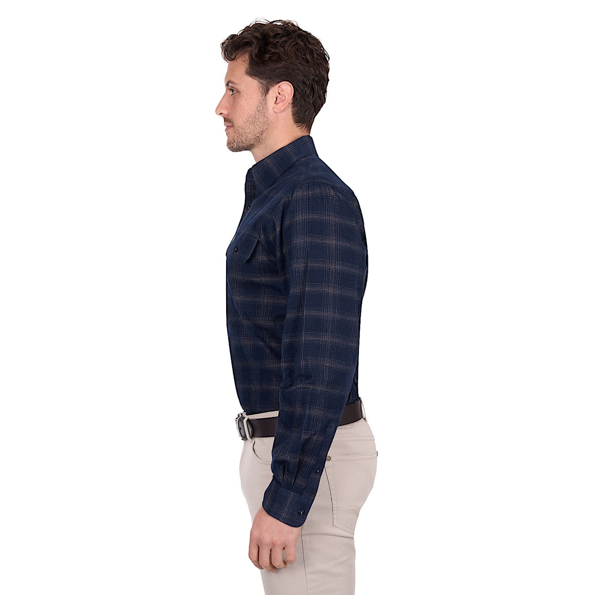 Thomas Cook Men’s Ronald Thermal Shirt - Navy / Tan